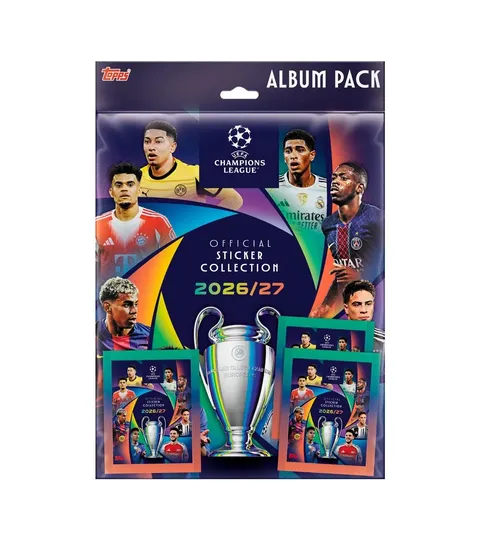 Topps UEFA Champions League 2026/27 – album za naljepnice