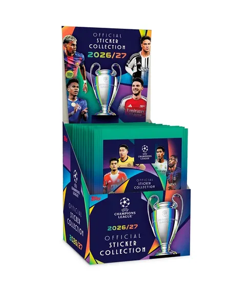 Topps UEFA Champions League 2026/27 – display kutija naljepnica